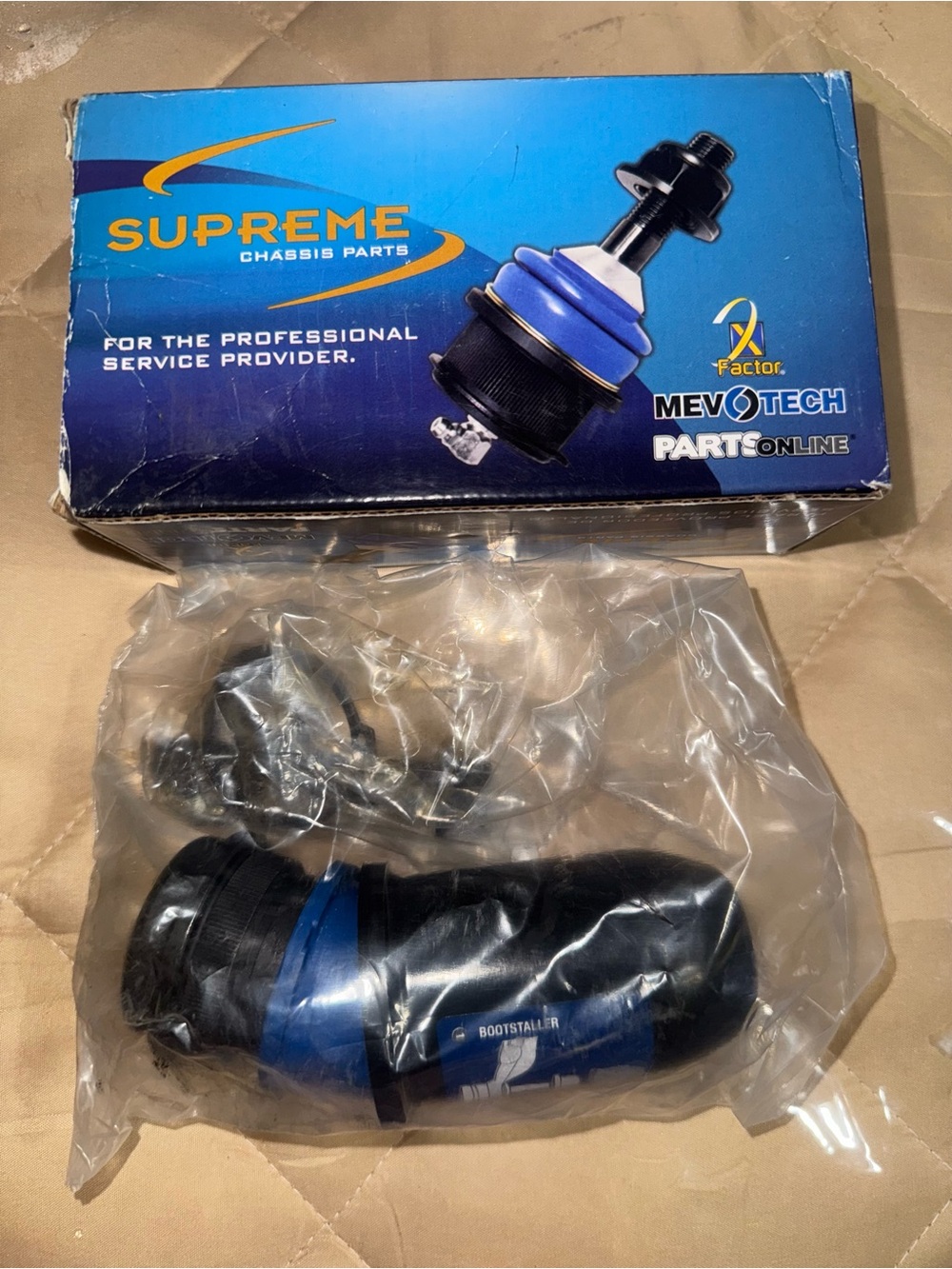 Mevotech Supreme MK90375Suspension Ball Joint Assembly w Bootstaller Replacement